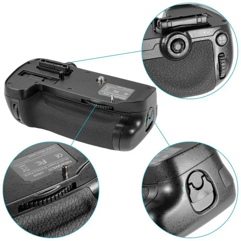 JABS Power Vertical Battery Grip Holder Mb-D14 Replacement For Dslr Nikon D600 D610 Dslr Camera, Compatible With En-El15 Battery