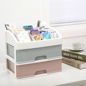 

New Large Makeup Organizer Drawer Cosmetic Storage Case Make Up Organizer Nail Earring Cleansing Cotton Storage Box for Bathroom