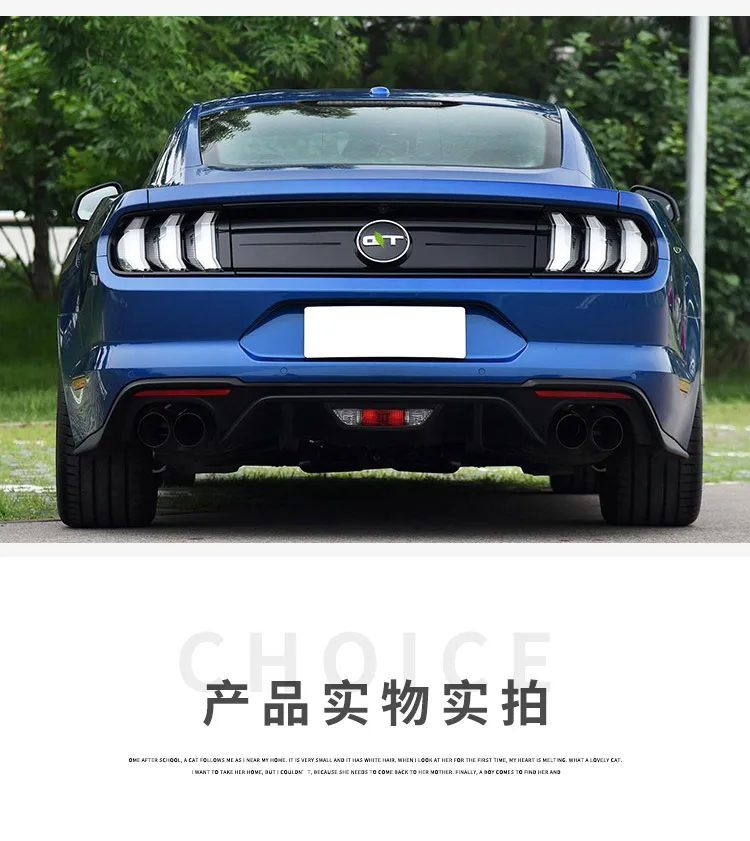Подходит для Ford Mustang 15-19 задний Автомобильная этикетка с декоративные декоративная Круглая этикетка г