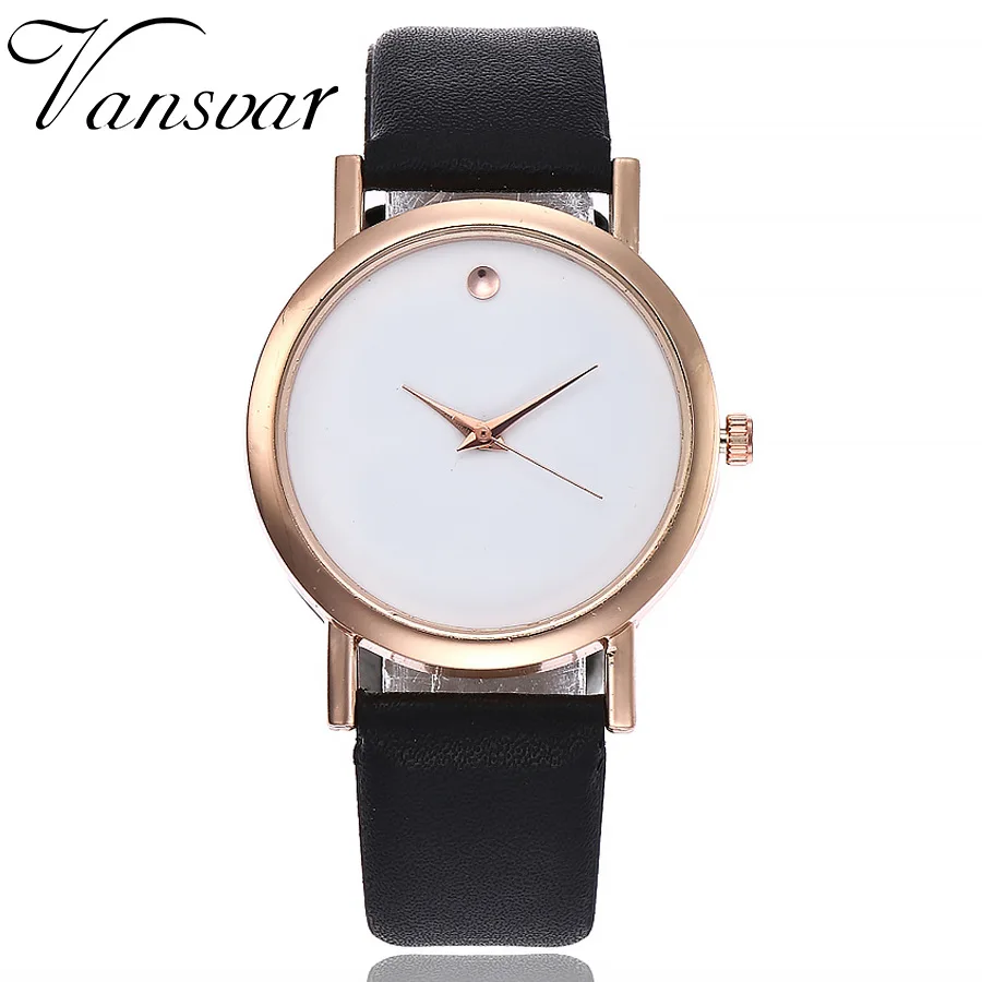 Женские роскошные часы от ведущего бренда Reloj Mujer из розового золота, женские часы с кожаным ремешком, наручные часы, женские часы - Цвет: WB