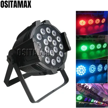 

LED Par Light Wash 18x18w Par Can Light RGBWA UV Indoor LED Par DJ Equipment Par64 Uplight DMX512 LED Disco Party Stage Lighting