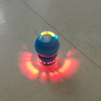 

Creative top toy children glowing outdoor music rotating cartoon electric colorful flash boy and girl top