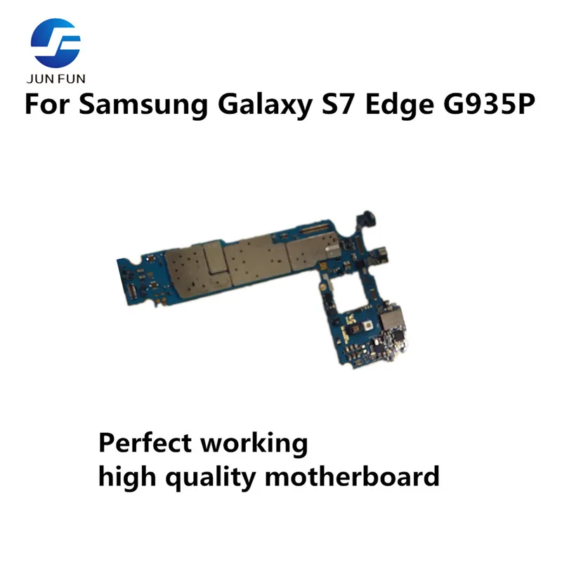 JUN FUN Used Original Motherboard For Samsung Galaxy S7 Edge G935P
