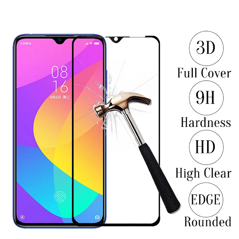 3D закаленное стекло для Xiaomi mi CC9 A3 защита экрана полное покрытие для Xiaomi mi CC9e A3 Lite Xio mi Xia mi защитное стекло пленка