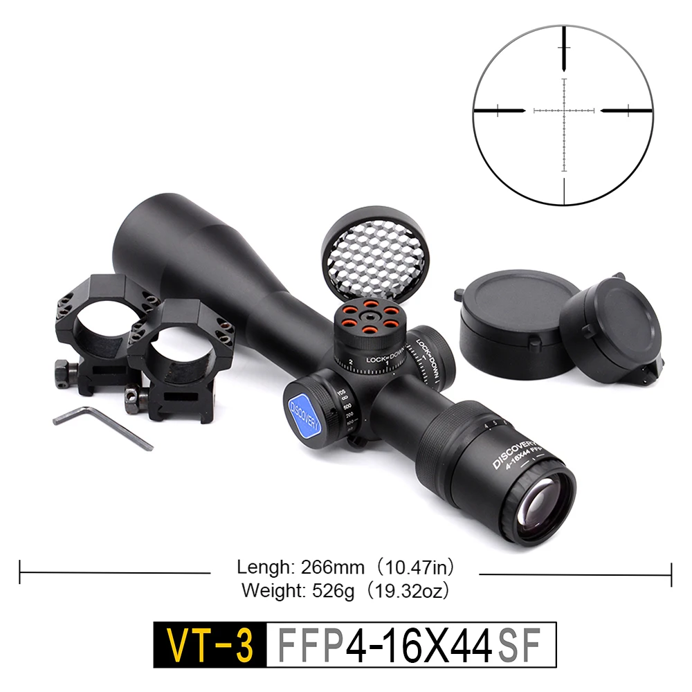 Компактный первый фокусный прицел 4 16 X44 оригинальный заводской охотничий для