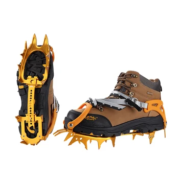 BRS 14 Teeth Claws Snow Crampons Walking Crampon Aluminium Alloy Spike Ice Grippers Mountaineering Climbing Equipment BRS-S3 1