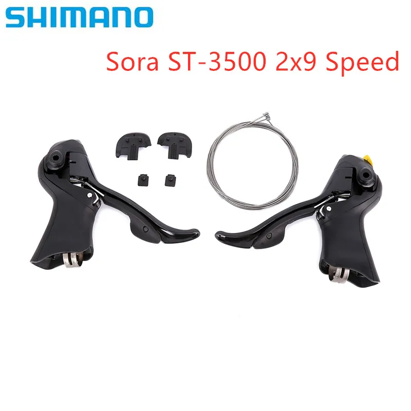 Shimano Sora ST 3500 2x9 speed Dual control 3503 3x9 shifter тормозные рычаги L& R STI дорожные велосипедные переключатели тормозные рычаги