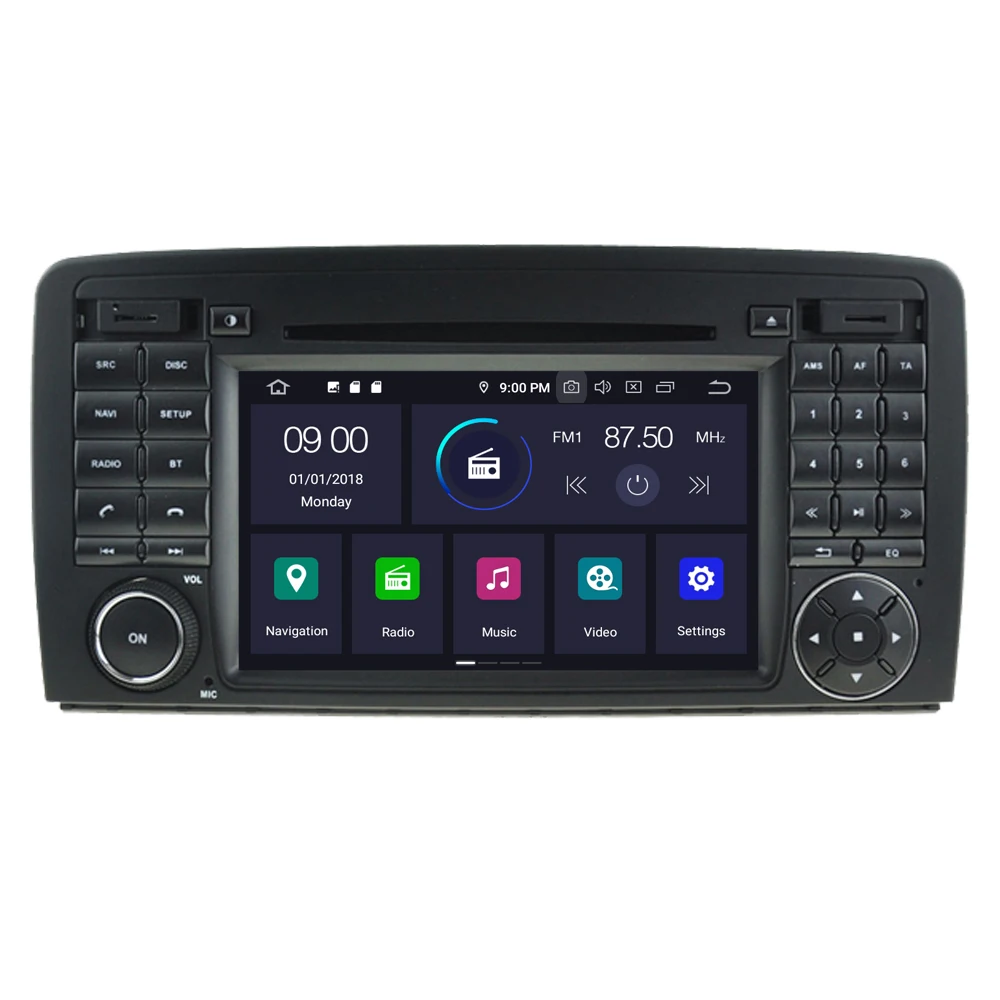 Excellent RoverOne Car Multimedia System For Mercedes Benz R Class W251 R280 R300 R320 R350 R500 2006 - 2012 Android 9.0 Autoradio DVD 1