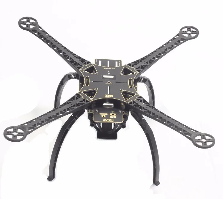 

Hot F450 / S500 PCB X500 500mm Quadcotper Frame Kit Pixhawk 2.4.8 32 Bit Flight Controller with 433 telemetry Mini OSD / PPM / 4