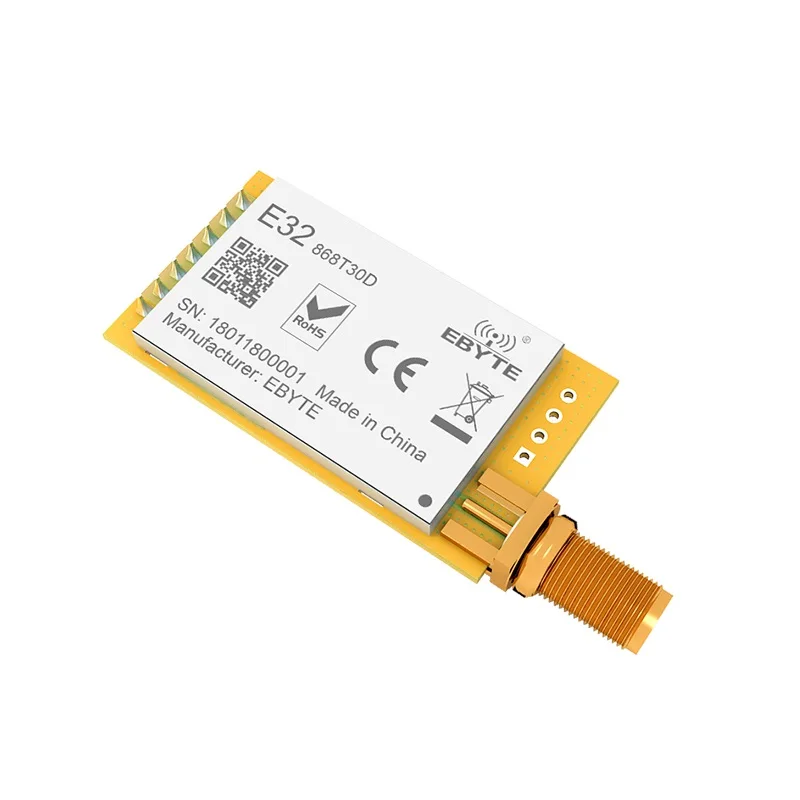 10 шт. E32-868T30D SX1276 LoRa модуль 868 МГц 30dBm 1 Вт UART DIP 868 МГц радиоприемопередатчик