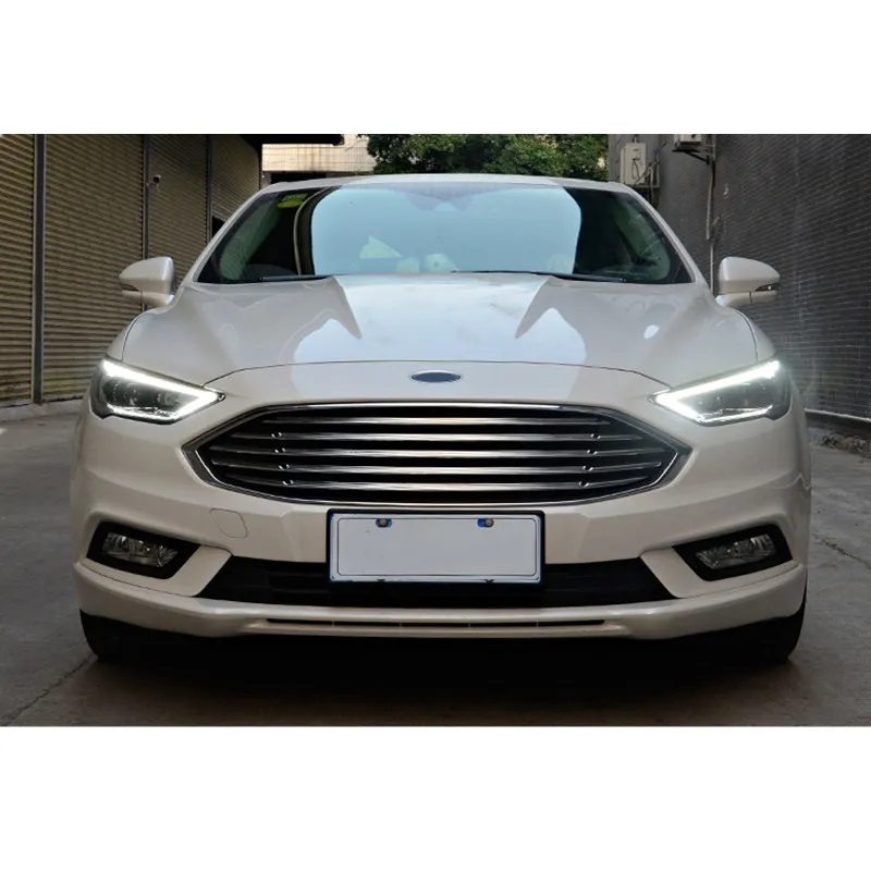VLAND фабрики для автомобильных фар Mondeo или Fushion фары полный светодиодный и сигнал указателя поворота с движущегося сигнала