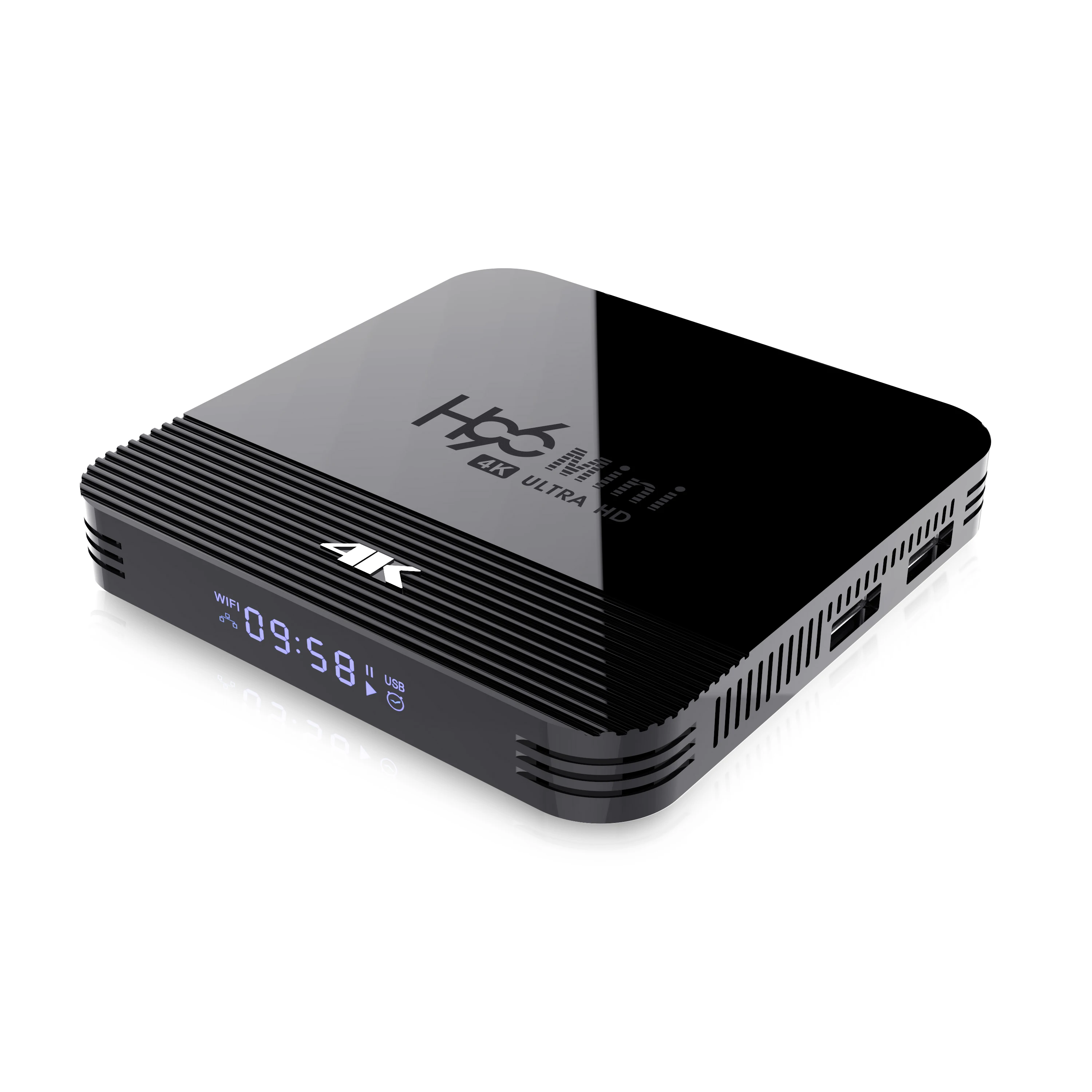  Cheap Quad Core 4K Smart TV Box Android9.0 Rockchip RK3228A Support 2.4G/5G WIFI Bluetooth LED Disp - 4000309998008