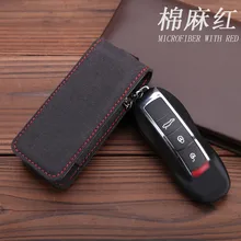 Автомобильный кошелек для ключей, мужской держатель для ключей porsches, защитный чехол для ключей с дистанционным управлением для Macan Panamera, модный брендовый чехол для ключей, сумка