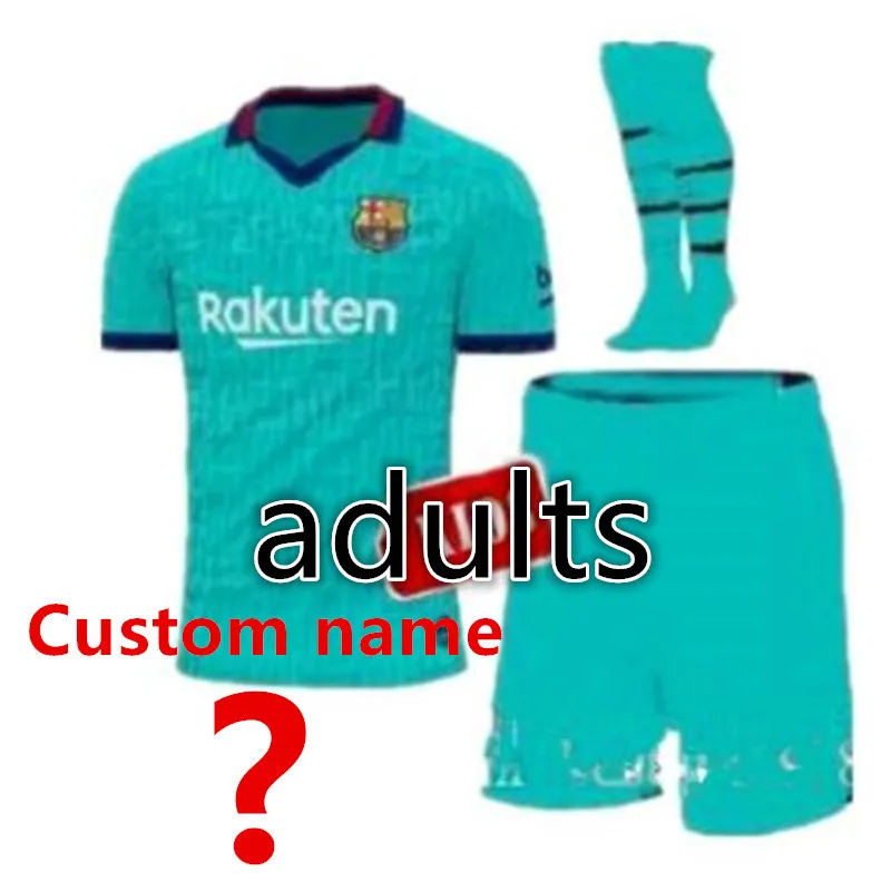 Набор для взрослых,, Barcaed Jersey soccer F. DE JONG GRIEZMANN MESSI SUAREZ ARTHUR COUTINHO VIDAL I. RAKITIC, футболка для футбола - Цвет: shirt
