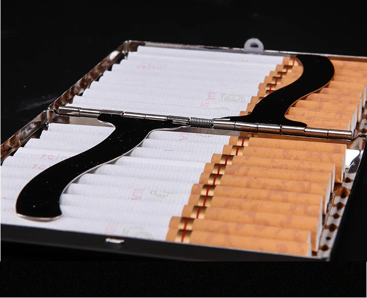 1 шт. Серебряный винтажный Викторианский свиток компактный(20 83 s) металлический чехол для сигарет коробка держатель и коробка для хранения подарок для мужчин cg8191