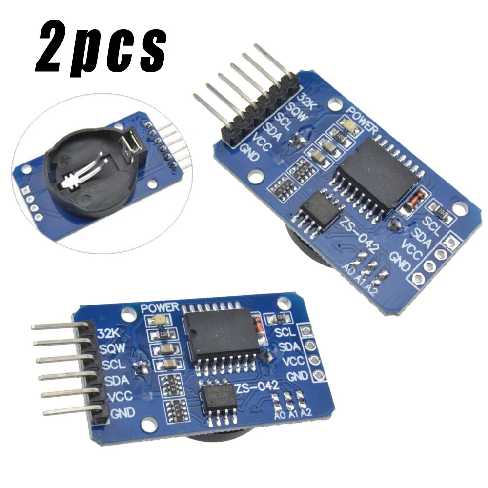 Для Arduino DS3231 ZS042 AT24C32 IIC прецизионный модуль RTC память часов в реальном времени Высокоточный чип часов Ds3231