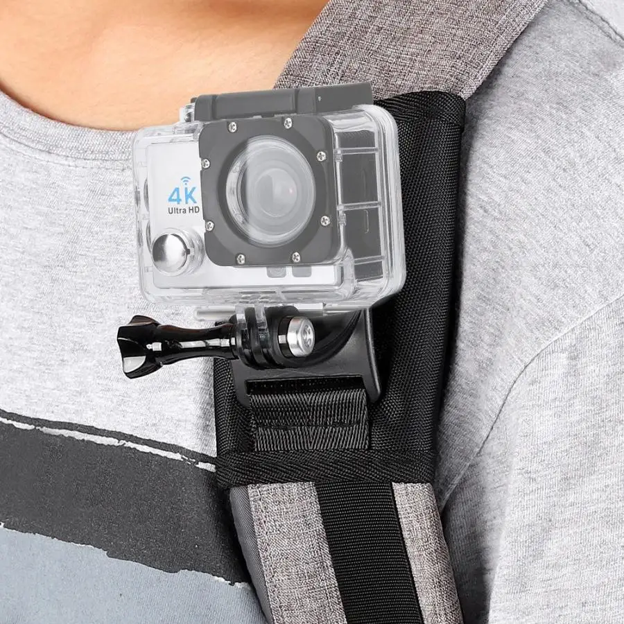 Рюкзак плечевой ремень крепление Поворот на 360 градусов держатель для GoPro Hero 4/3