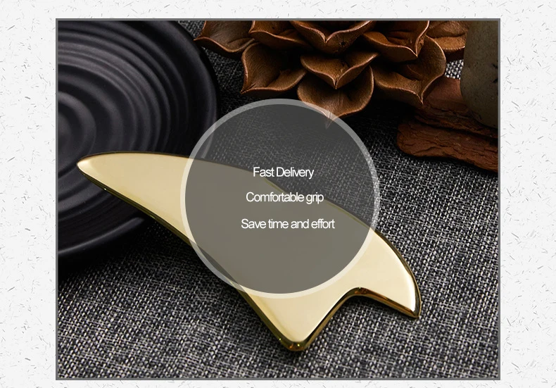 Gua Sha Brass Plate Dredge The Meridians Massage Health Care Chinese Medicine Maintenance Acupoint Durable Manual Guasha Scraper