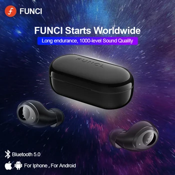 

FUNCL W1 Youth bluetooth 5.0 Earphone TWS Touch HiFi Music Wireless Stereo Waterproof for Xiaomi for Samsung OnePlus