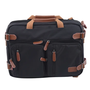 

17 Inch Convertible Briefcase Men Business Handbag Messenger Bag Casual Laptop Multifunctional Travel Bags For Male Big XA161ZC
