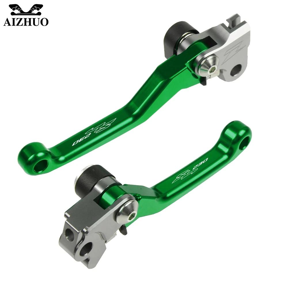 ЧПУ Сводные сцепные рычаги для HONDA SL230 SL 230 1997-2004 1998 1999 2000 2001 2002 2003 мотоцикла Dirt Pit Bike рычаги - Цвет: GREEN