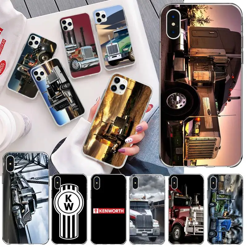 Чехол для телефона Kenworth Truck черный чехол из ТПУ iPhone 11 pro XS MAX 8 7 6 6S Plus X 5S SE 2020 XR |