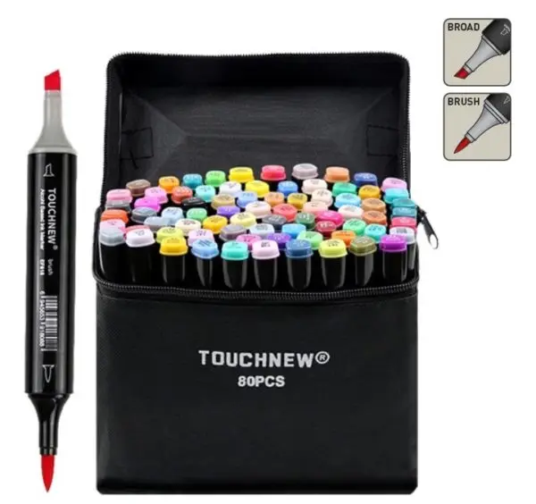 TOUCHNEW EF818 Super Brush художественные маркеры на спиртовой основе ручки для рисования
