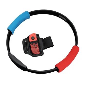 

1Set 6In1 Elastic Leg Strap Sport Band Ring-Con Grips Rocker Cap for NS Switch B85B