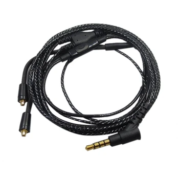 

MMCX Silver Plate Cable for Shure SE215 SE315 SE425 SE846 Detachable Cable Mic Headphone Cords Cable