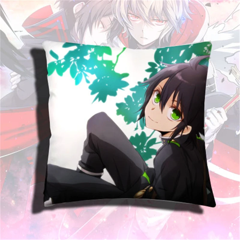 Мультяшная аниме Серафим конца Yuichiro Hyakuya напечатанная Двусторонняя Подушка подарок включает в себя наволочку и внутренний - Цвет: J
