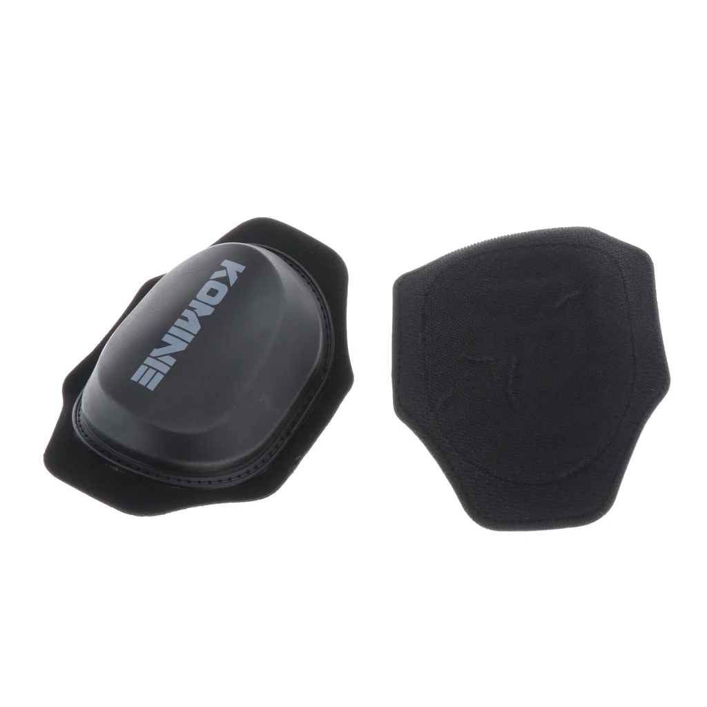 Motorcycle ATV Motocross Racing Knee Puck Sliders Shin Guard Protection Pads for Motorbike Mountain Biking Bicycle (Black)