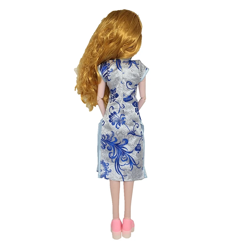 60 см куклы Cheongsam китайский стиль Одежда для 1/3 BJD кукла элегантное Деловое платье древний костюм аксессуары для кукол игрушки
