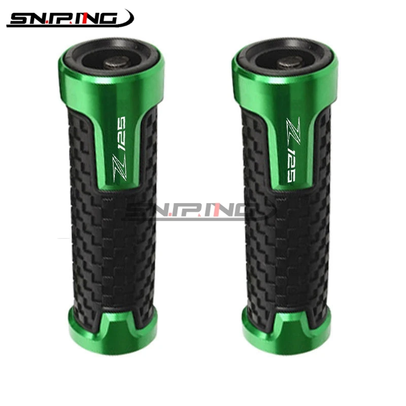 22 мм 7/" Стандартный полый Руль Ручка girps для Kawasaki Z800 Z750 Z650 Z900 Z1000 EX ниндзя 250 300 Z125 Z250