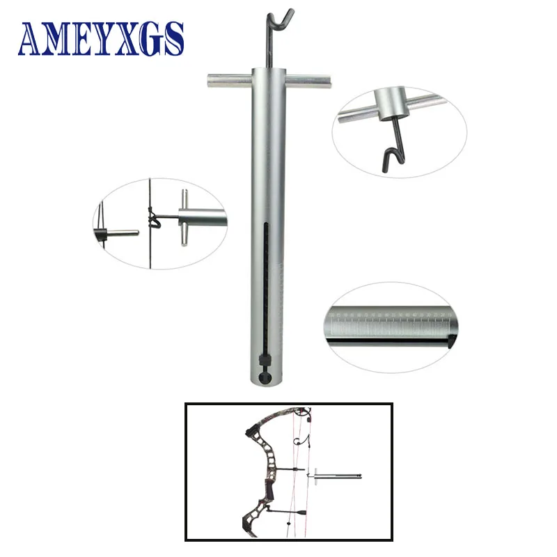 

1 Pc Archery Bow Scale Mechanical Spring Compound Bow Recurve Bow Universal Scale Hunting Shooting Training Accessories