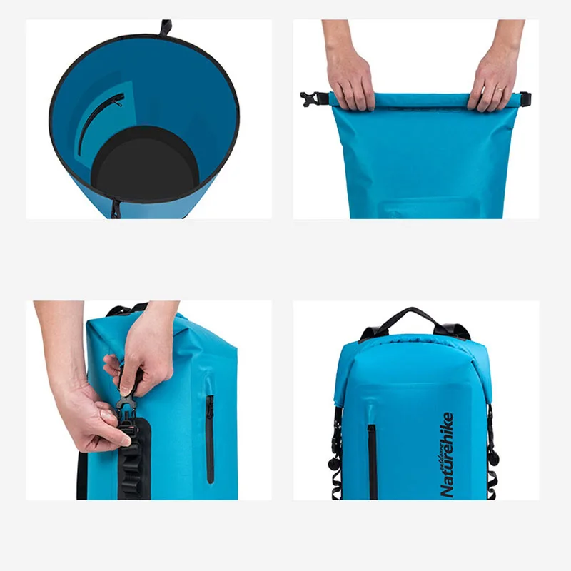 Optional Capacity Easy Carry High Capacity Waterproof Bag Outdoor Dry Bag River Trekking Bags Waterproof Backpack