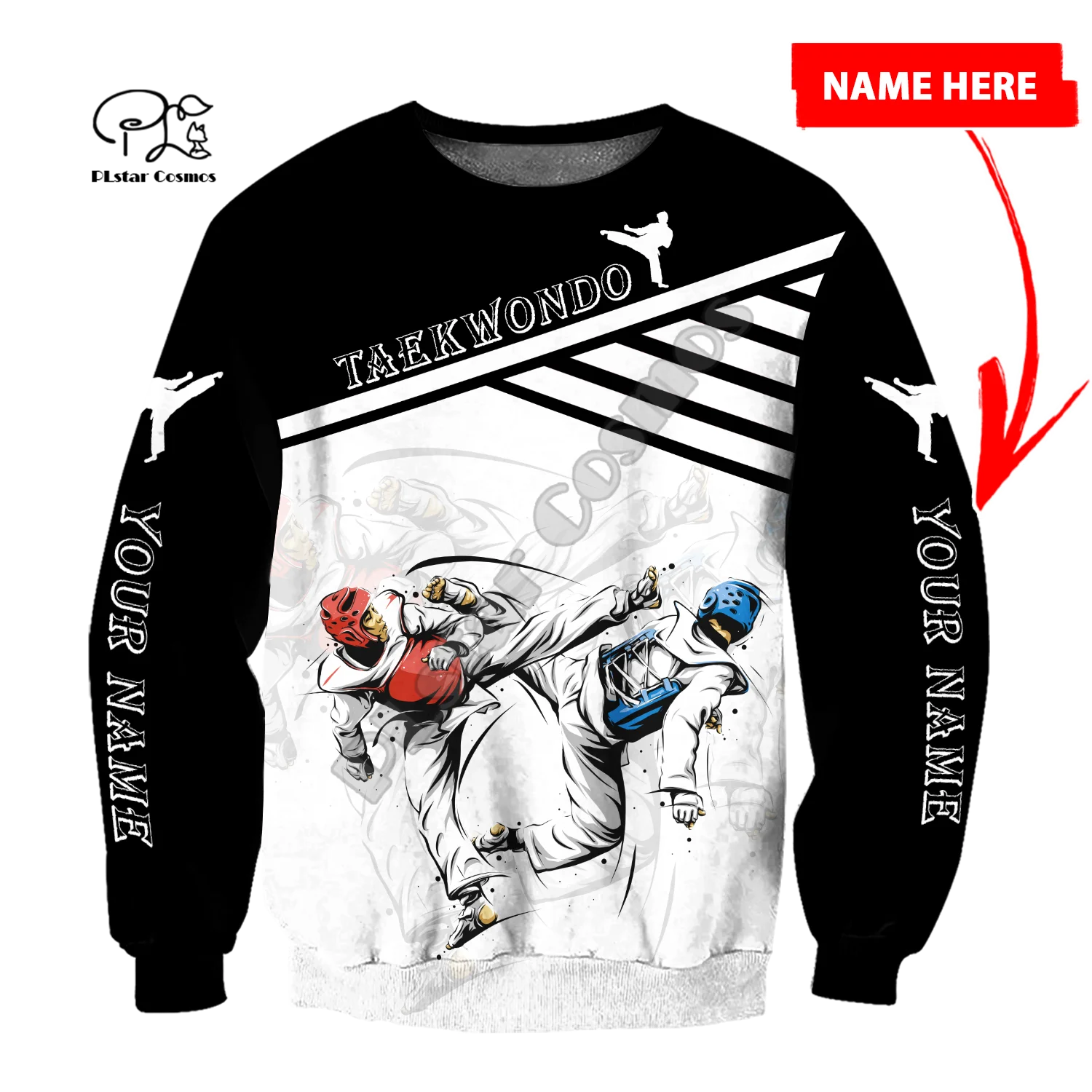 NewFashion Cosplay Martial Arts Sports Taekwondo Sportswear Tracksuit Harajuku 3DPrint Men/Women Funny Casual Jacket Hoodies A10