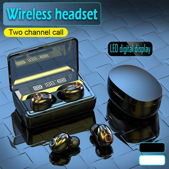 

Willkey TWS Bluetooth 5.0 Earphones Charging Box Wireless Headphone 9D Stereo Sports Waterproof Earbuds Headsets With Microphone