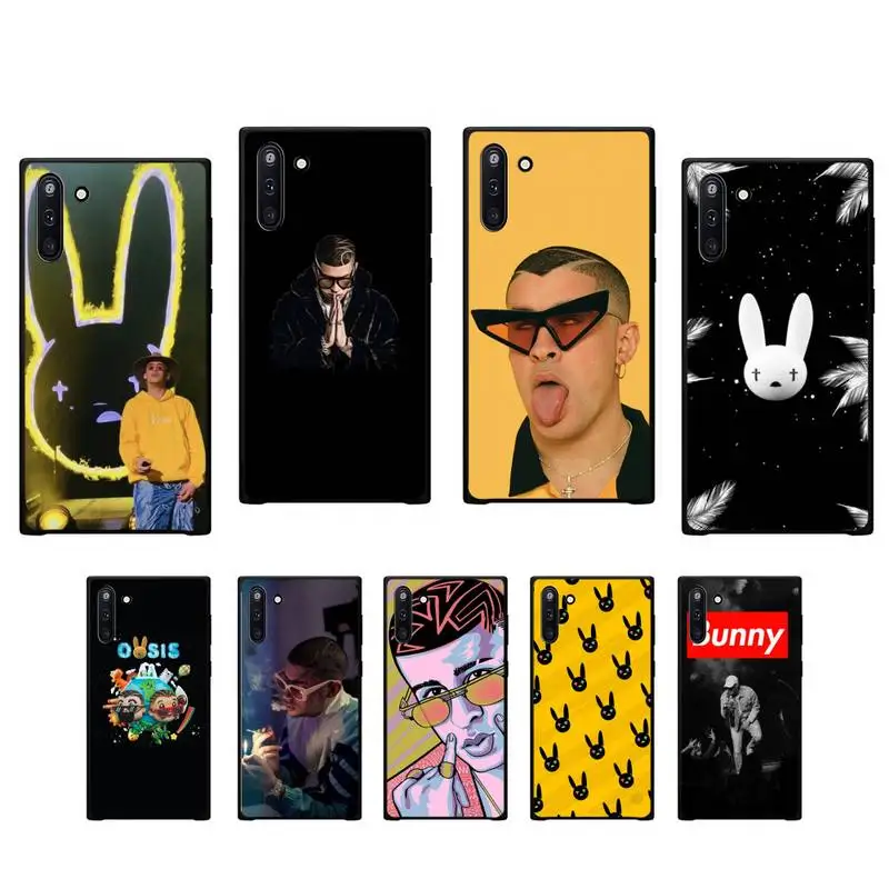 Плохой заяц силиконовый черный чехол Coque для Samsung Galaxy J2 J3 J4 Plus J5 Prime J7 2016 J6 Note 5 8 9 10 |
