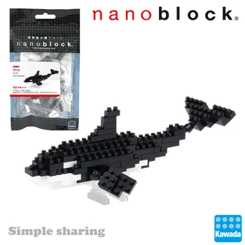 

NBC136 nanoblock Orca Killer Whale [Mini Collection Series] 110+ pcs Age 12 Yrs+