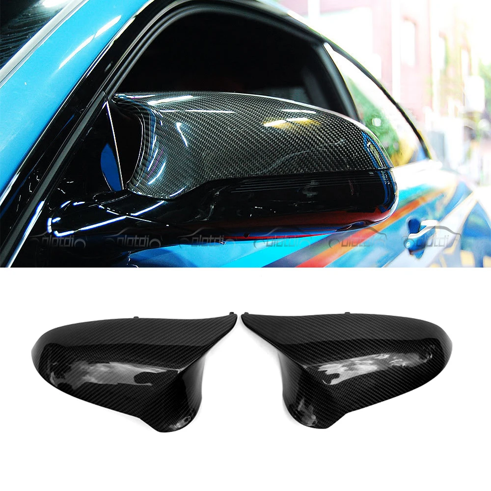

OLOTDI Car Tuning Carbon Fiber Rear View Cover Side Mirror Cover Replacement For BMW F80 Left Hand Drive Only