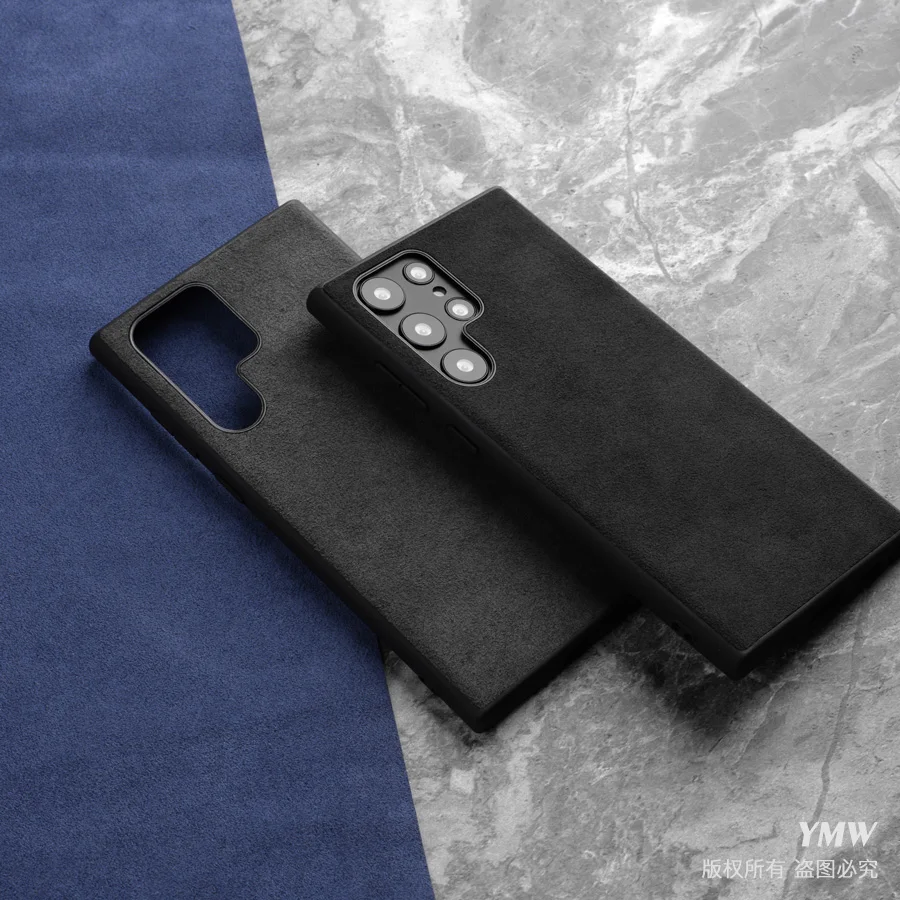 silicone case for samsung YMW Ốp Lưng ALCANTARA Cho Samsung Galaxy S22 Ultra Plus S22 + 5G Luxury Siêu Xe Cùng Nhân Tạo Bao Da Điện Thoại trường Hợp kawaii phone case samsung