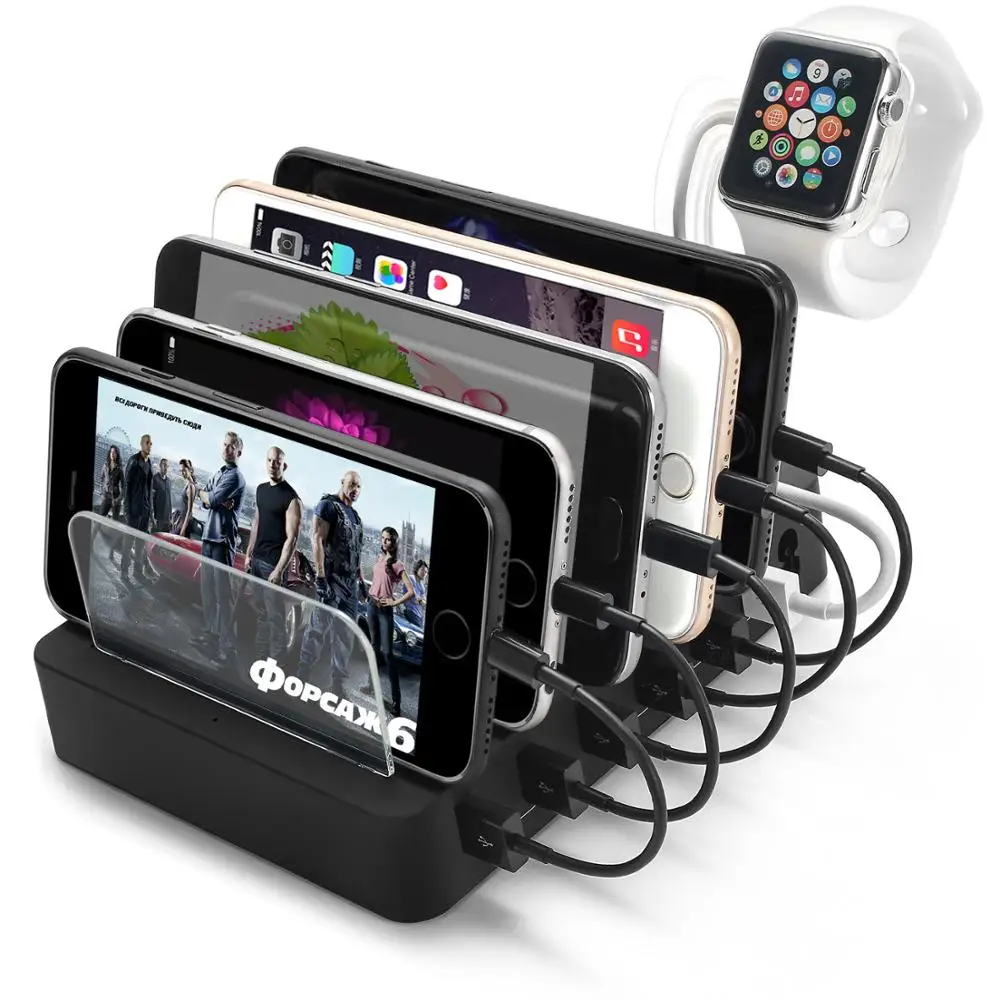 

USB-зарядная станция на 6 портов, 50 Вт