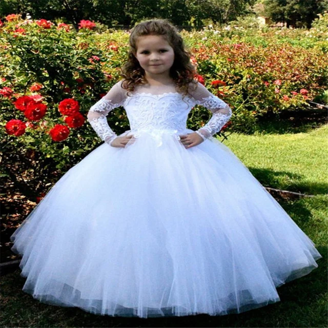 Amazon.com: Honeydress Girl's Floor Length Tulle Kids Formal Pageant Dress  Beaded Off Shoulder Girl's Birthday Party Gowns Army Green: Clothing, Shoes  & Jewelry