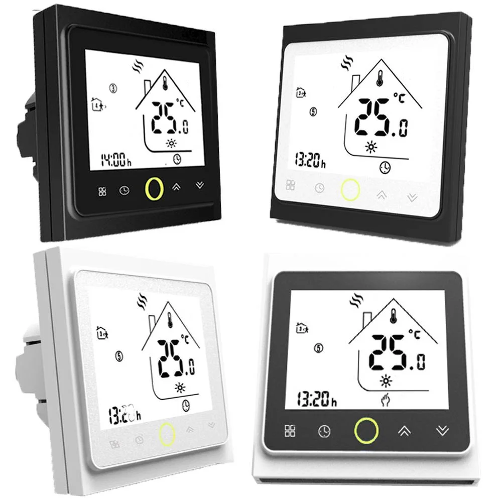 Wifi термостат программируемый lcd центральный кондиционер термостат Modbus 2/4-Pipe три скорости ветра комнатный регулятор температуры