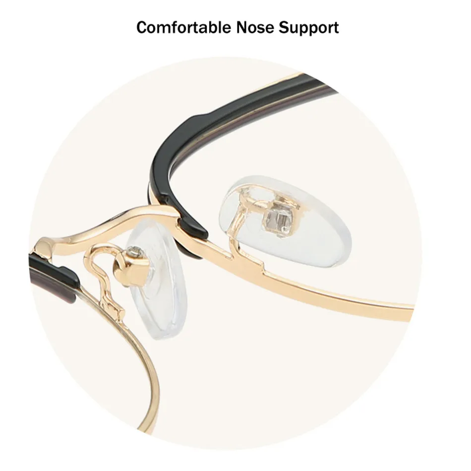 Elbru Retro TR90 Car Eye Frame Glasses Women Myopia Optical Frame Cat Ear Simple Metal Eyeglasses Fashion Lady Eyewear Frames