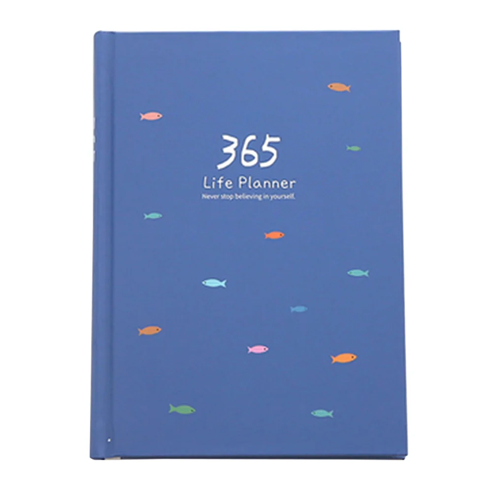 Blue Милый канцелярский блокнот 365 кавайный планировщик А5 Еженедельный ежемесячный ежедневник планировщик блокнот s или журнал школьные принадлежности - Цвет: Blue