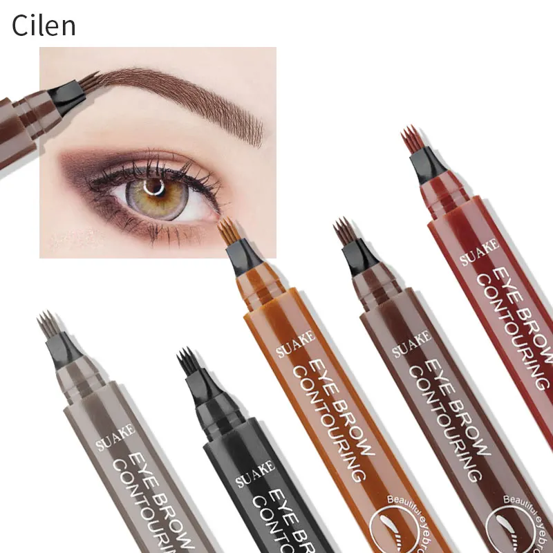 

eyebrow pencil 4 fine lines liquid eyebrows strengthen dye dye eyebrow pencil fine sketch liquid pen shading cosmetics