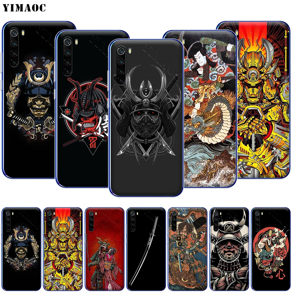 Чехол YIMAOC для телефона с японским Самураем Xiaomi MI 9T 9 8 6 SE F1 CC9 CC9E A3 A2 A1 GO S2 K20 Pro