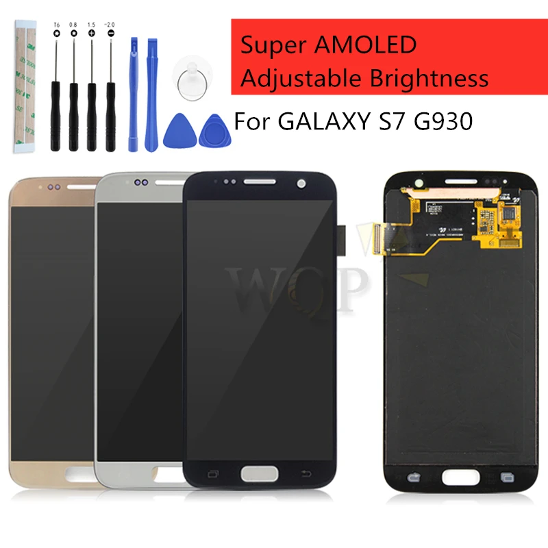 Для Samsung GALAXY S7 G930 ЖК-дисплей кодирующий преобразователь сенсорного экрана в сборе
