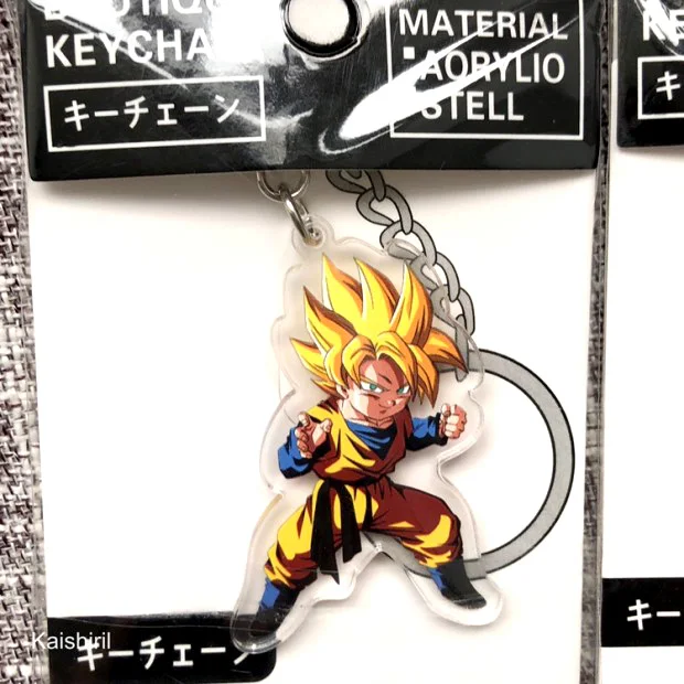 Dragon Ball Z аниме брелок мультфильм Супер Saiyan Goku брелок экшн игрушка Фигурки Коллекция Модель игрушки брелок кольцо брелок - Цвет: 16